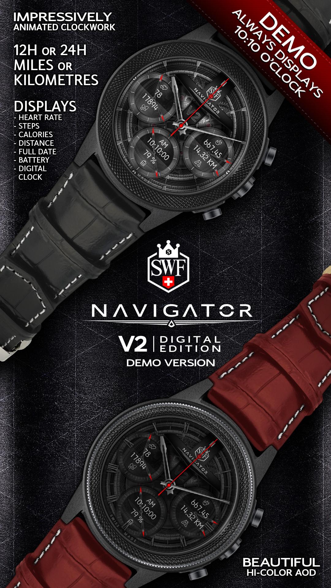 Swf Navigator. Fas часы. Watch demo