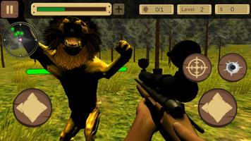 Lion Chasse dans Jungle capture d'écran 2
