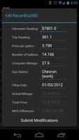 Mileage Tracker ภาพหน้าจอ 1