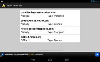 Netrek Server Info screenshot 2