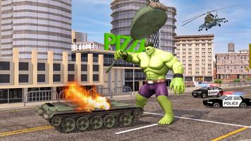 Green Superhero Monster Game screenshot 3