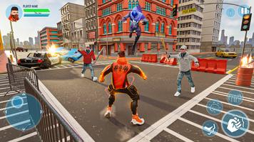 Spider Fighting Hero Rope Game poster