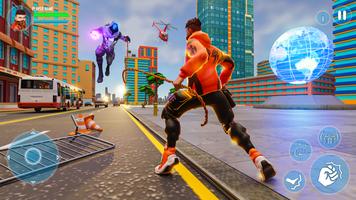 Spider Fighting Hero Rope Game screenshot 2