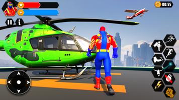 Rope Hero: Flying Spider Game poster