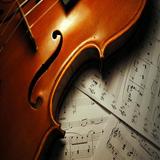 Violino simples ícone