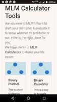 MLM Calculators Affiche