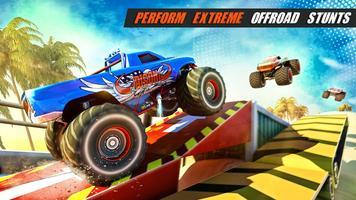 Extreme Monster Truck Offroad Hill Drive syot layar 1