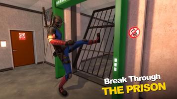 Rope Ninja Hero Prison Survival Escape capture d'écran 3