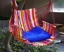 Design de chaise hamac pour jardin Affiche