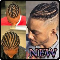 Black Men Braid Hairstyles Affiche