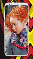 Poster Black Woman Dreadlocks Hairstyle