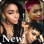 Black Woman Hairstyle Faded আইকন