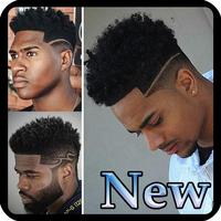 Fade Black Men Haircut Affiche