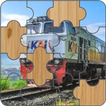 Train jigsaw puzzles