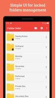 Lock my Folder - Folder hider پوسٹر