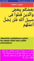 برنامه‌نما Surah Muhammad in arabic with  عکس از صفحه