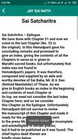Sai Satcharitra : In English | Om Sai ram capture d'écran 2