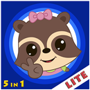 Candy Raccoon: Balloon Games f APK