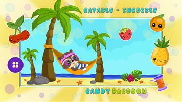 Candy Raccoon: Balloon Games f capture d'écran 2