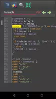 APhpEditor ( Android PHP IDE t ภาพหน้าจอ 2