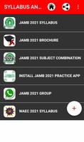 برنامه‌نما JAMB SYLLABUS & BROCHURE 2021 عکس از صفحه