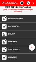 JAMB SYLLABUS & BROCHURE 2021 capture d'écran 2