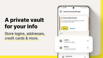 برنامه‌نما Norton Password Manager عکس از صفحه