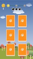 The Pets Pair Up Memory Game Affiche