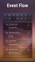 Event Flow Calendar Widget Affiche