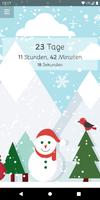 Weihnachts-Countdown Plakat