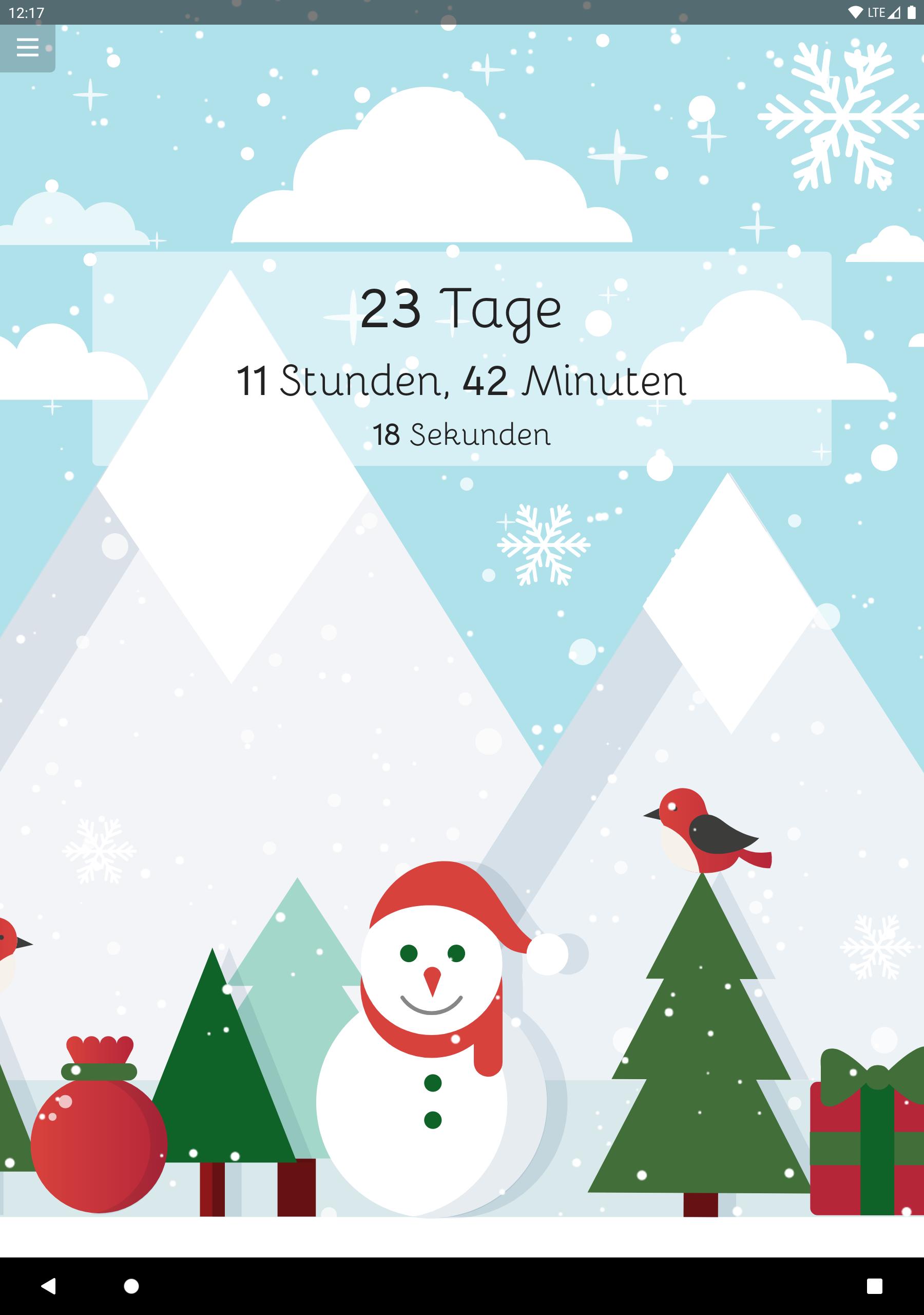 Weihnachts-Countdown für Android - APK herunterladen