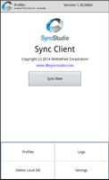 برنامه‌نما SyncStudio عکس از صفحه