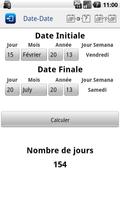 Calculatrice de Jours Affiche