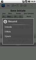 Calculatrice de Jours capture d'écran 3