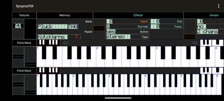 FM Synthesizer [SynprezFM II] 스크린샷 1