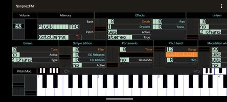 FM Synthesizer [SynprezFM II] تصوير الشاشة 2