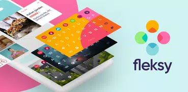 Fleksy fast emoji keyboard app