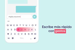 Teclado Fleksy GIF Emoji Temas Poster