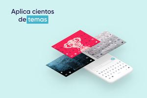 Teclado Fleksy GIF Emoji Temas captura de pantalla 2