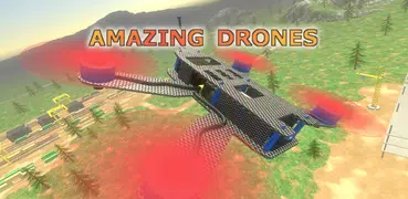 Amazing drones: simulator game