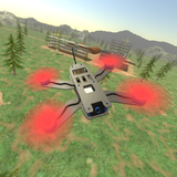 Increíbles drones: juego 3d icono
