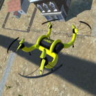 Drone lander 3d icono