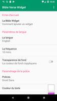 La Bible Verse Widget capture d'écran 1