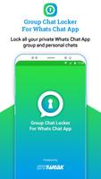 Group Chat Locker For Whats Chat App Affiche