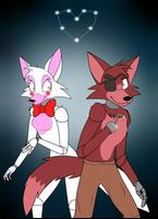 Foxy & Mangle Wallpapers Affiche