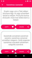 Szerelmes üzenetek capture d'écran 3