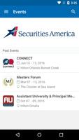 Securities America Event Guide تصوير الشاشة 1