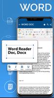 Poster Docx Reader - Word, Document