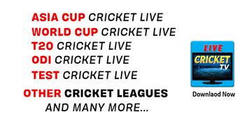 Live Cricket TV Plakat