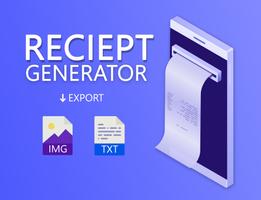 Receipt Generator bài đăng